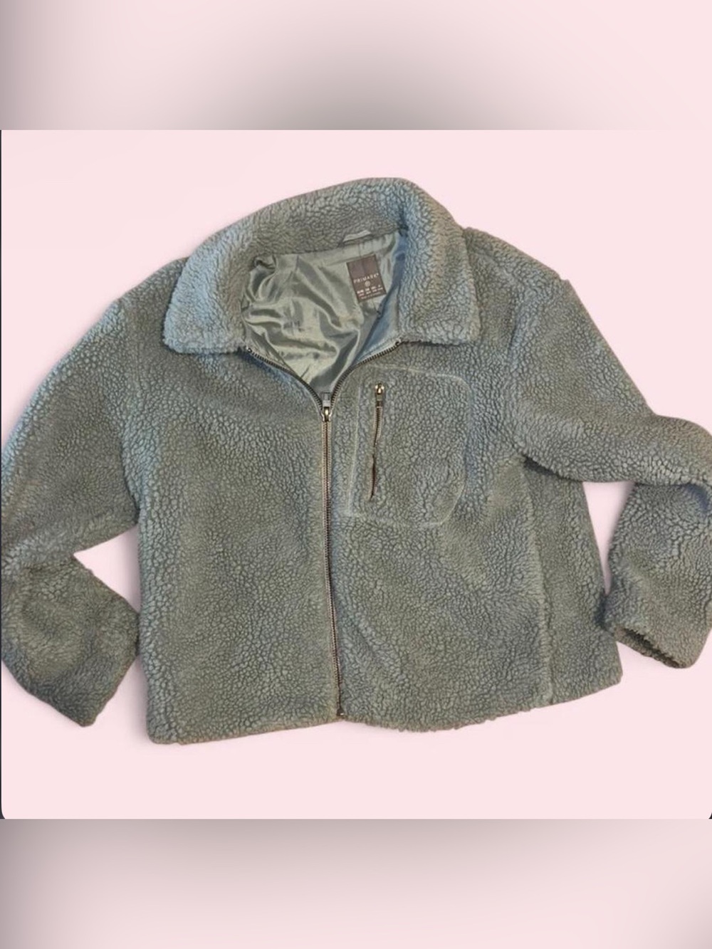 Green fur winter jacket